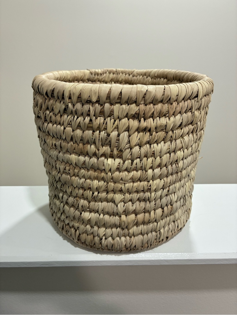 Woven Natural Seagrass Storage Basket